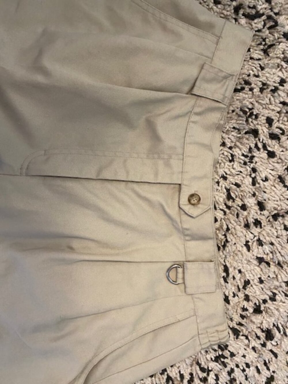 Tilley Endurables Chino Shorts Size 16 Button roll Hem Excellent Condition - Picture 3 of 16